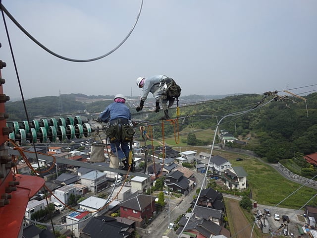 延線作業